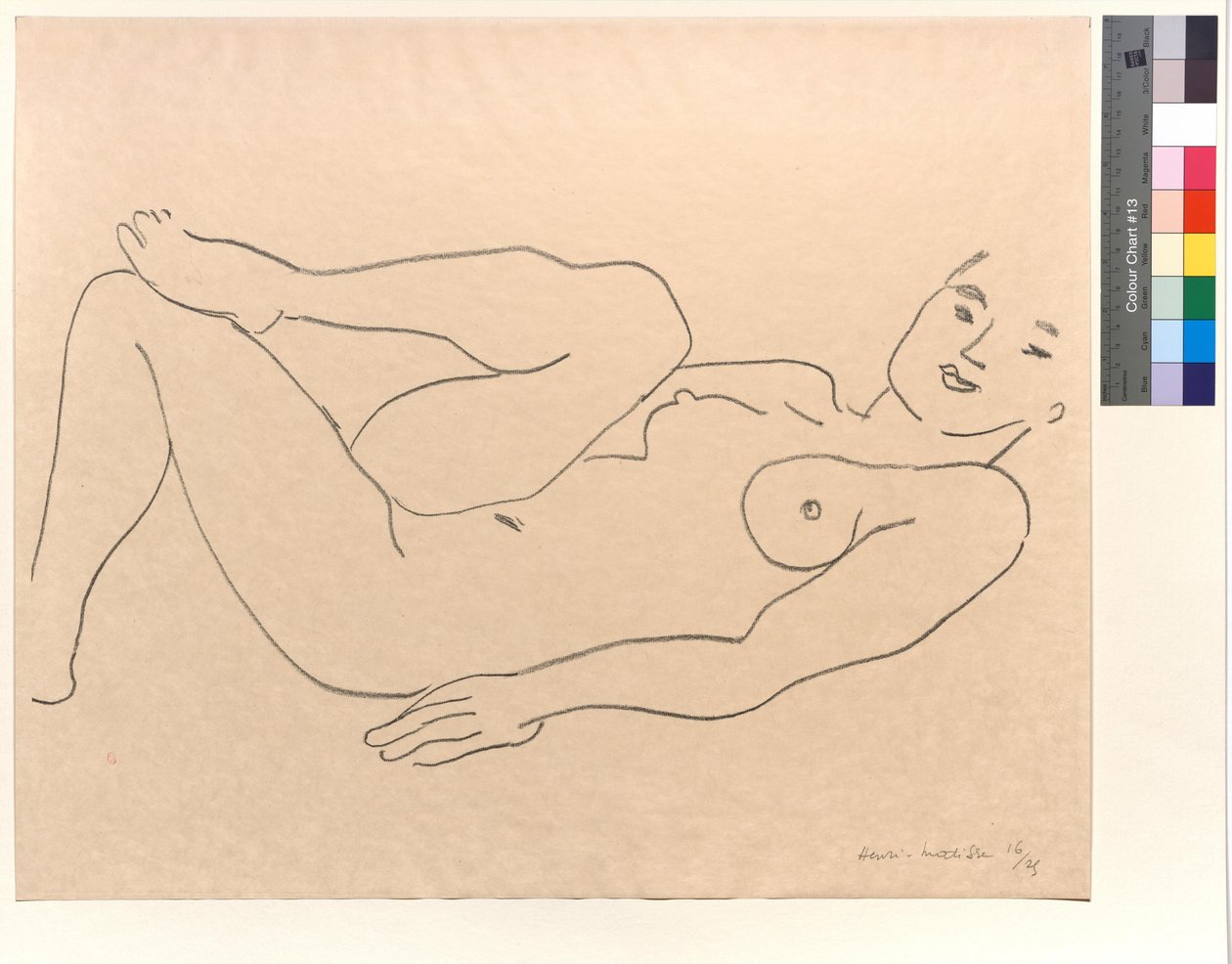 Nudo, gamba piegata: Studio delle gambe da Henri Matisse