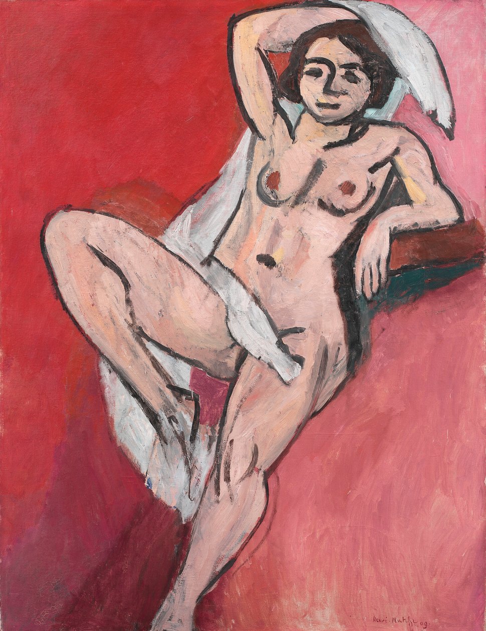 Nudo con sciarpa bianca da Henri Matisse