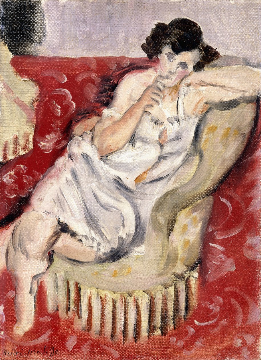Nudo con poltrona da Henri Matisse