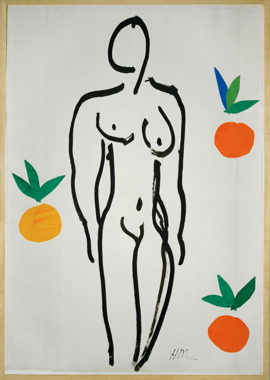 Nudo con arance da Henri Matisse