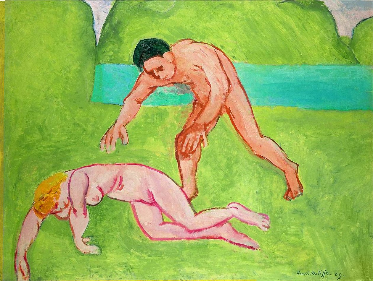Ninfa e satiro da Henri Matisse