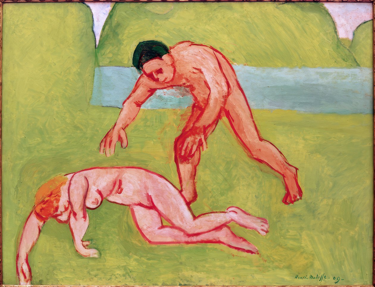 Ninfa e satiro da Henri Matisse