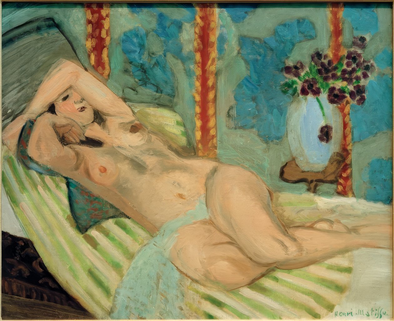 Odalisca (nudo su sfondo blu) da Henri Matisse