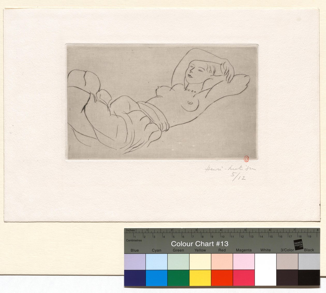 Odalisca sdraiata da Henri Matisse