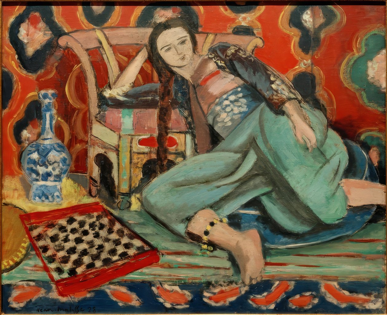 Odalisca in poltrona turca da Henri Matisse