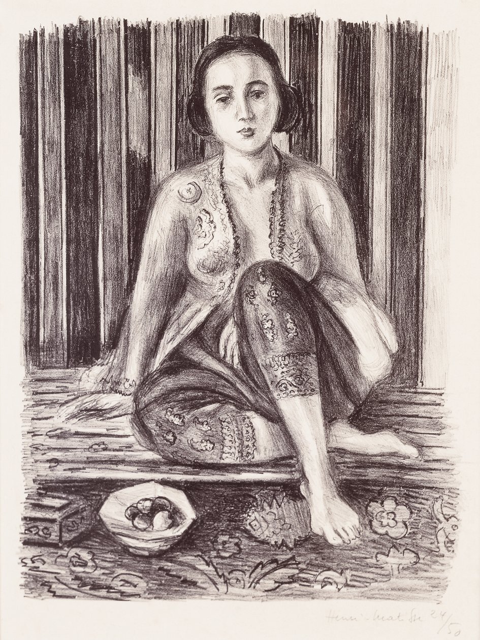 Odalisca con ciotola di frutta da Henri Matisse