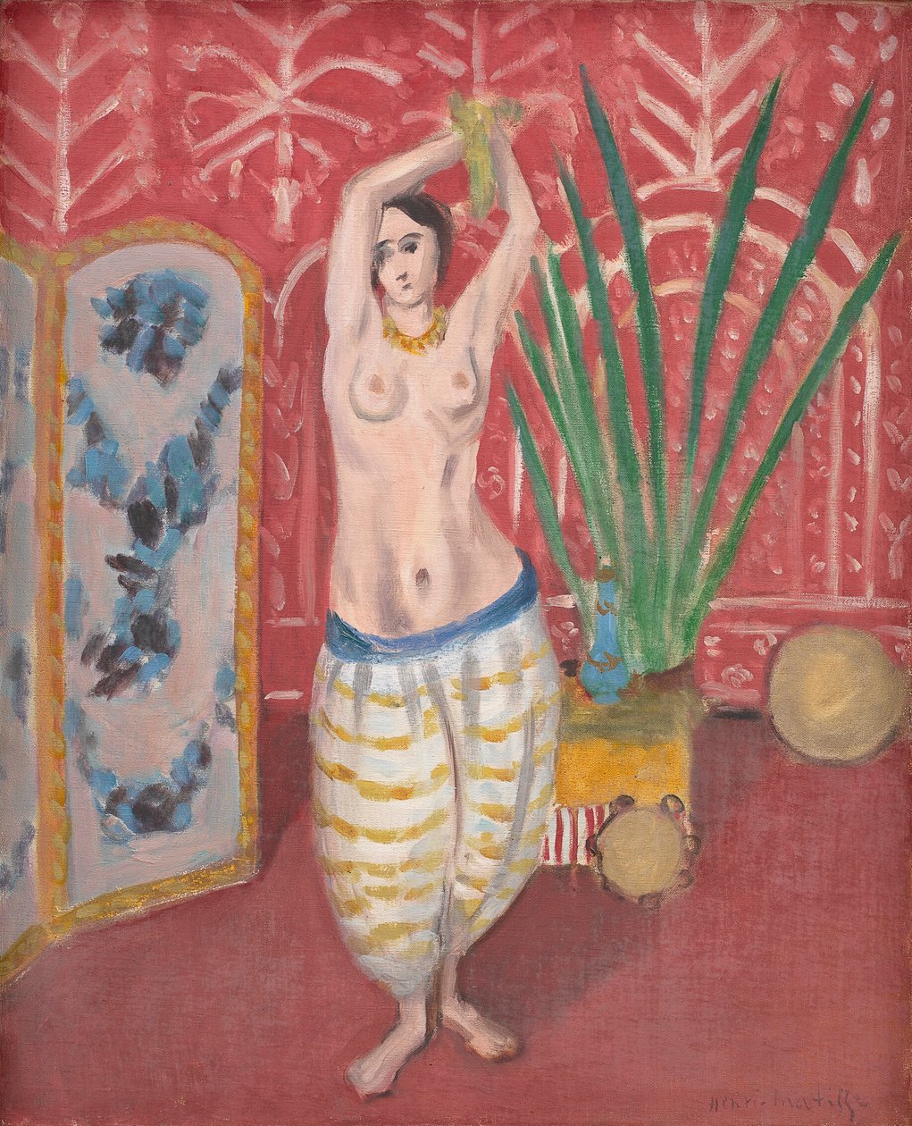Odalisca con un paravento da Henri Matisse