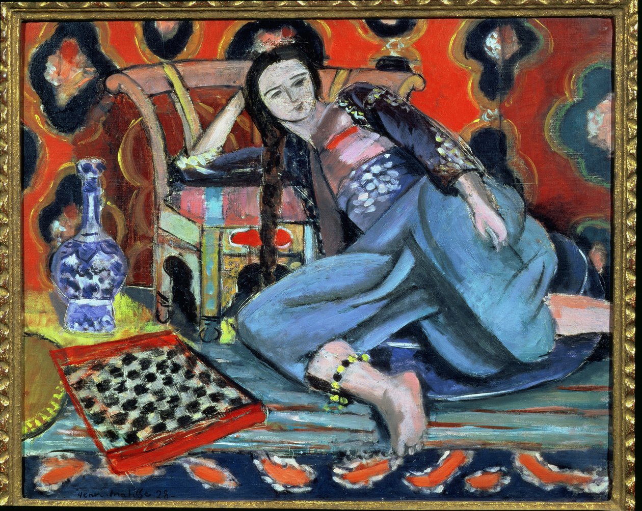 Odalisca con sedia turca da Henri Matisse