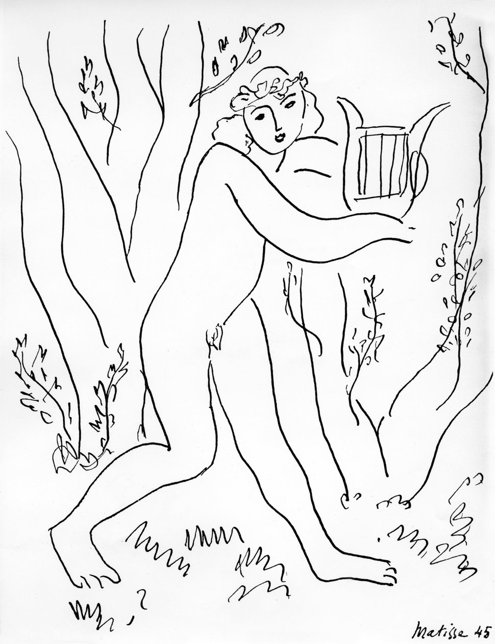 Orfeo e la sua lira da Henri Matisse