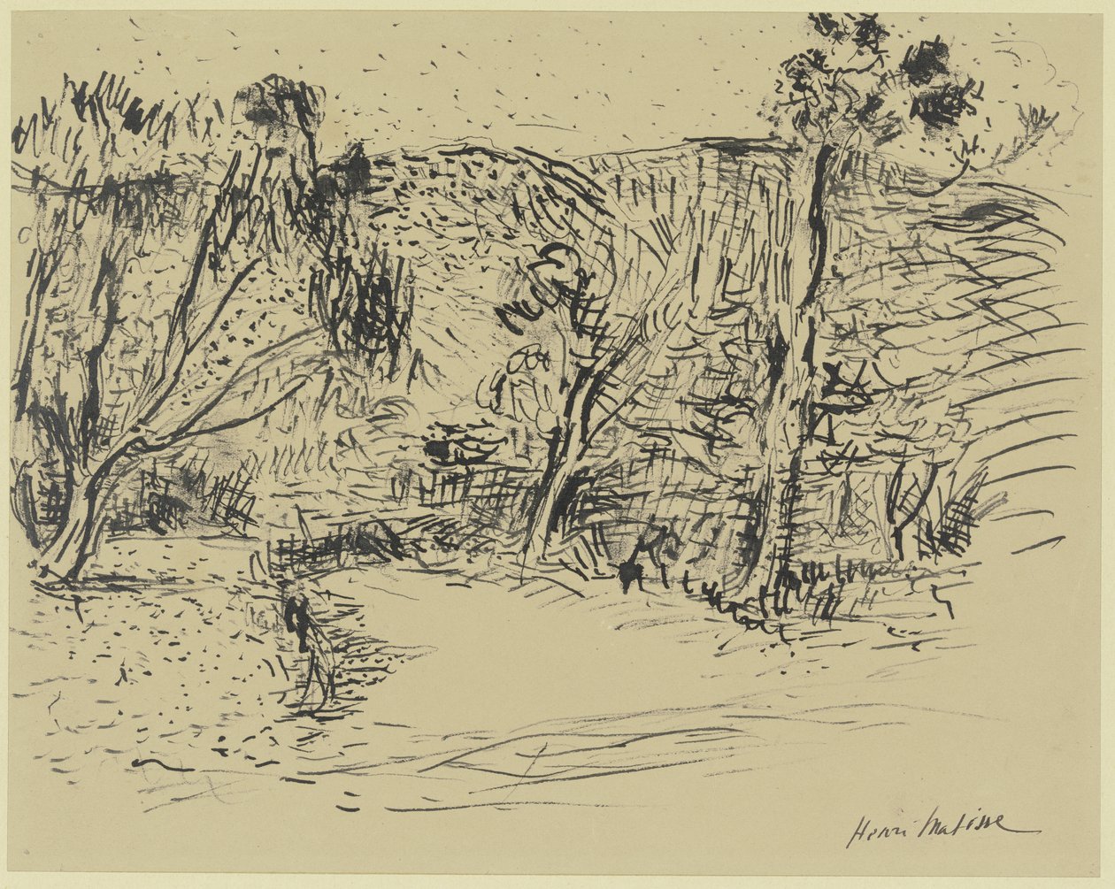 Sentiero tra gli alberi da Henri Matisse