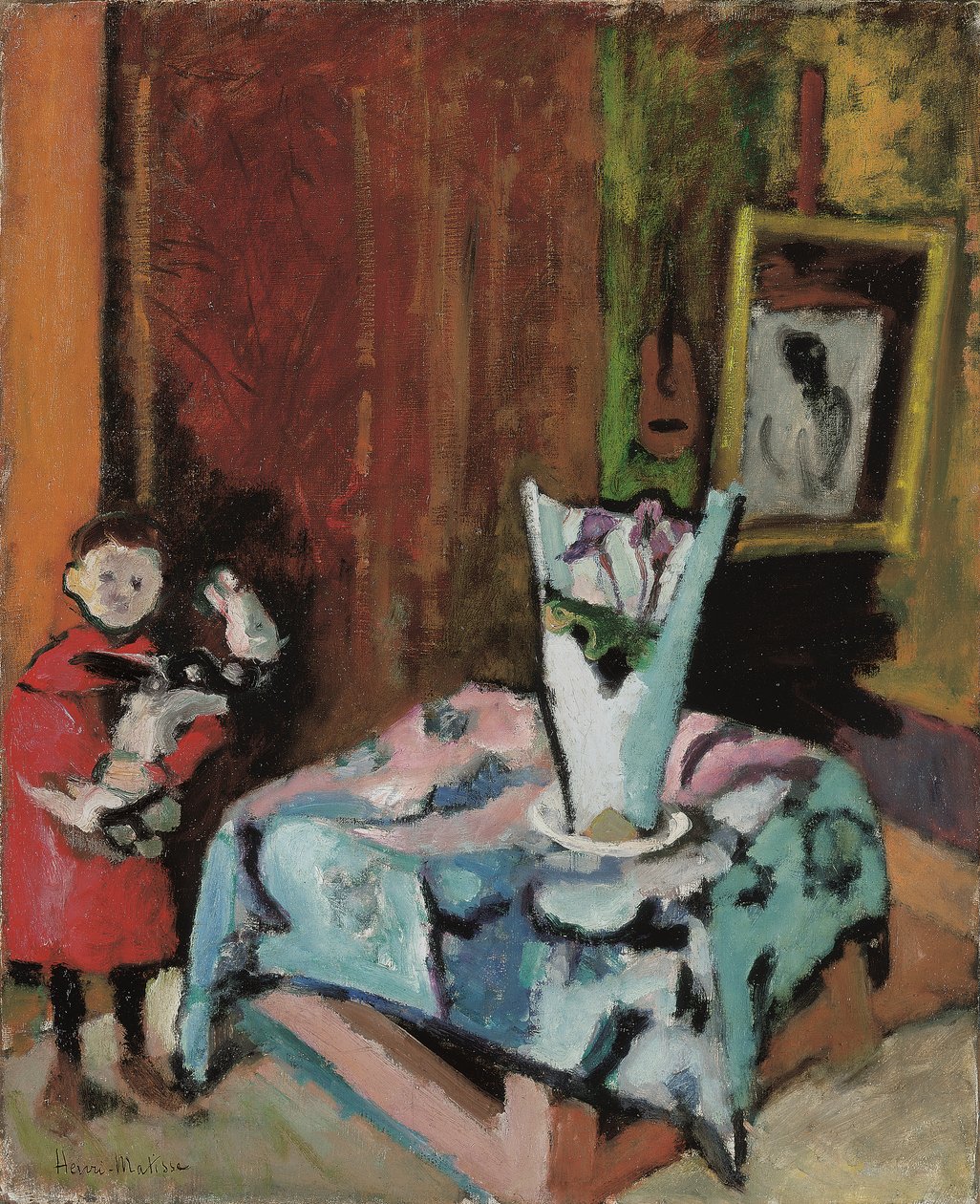 Pietra su un cavallo di legno da Henri Matisse