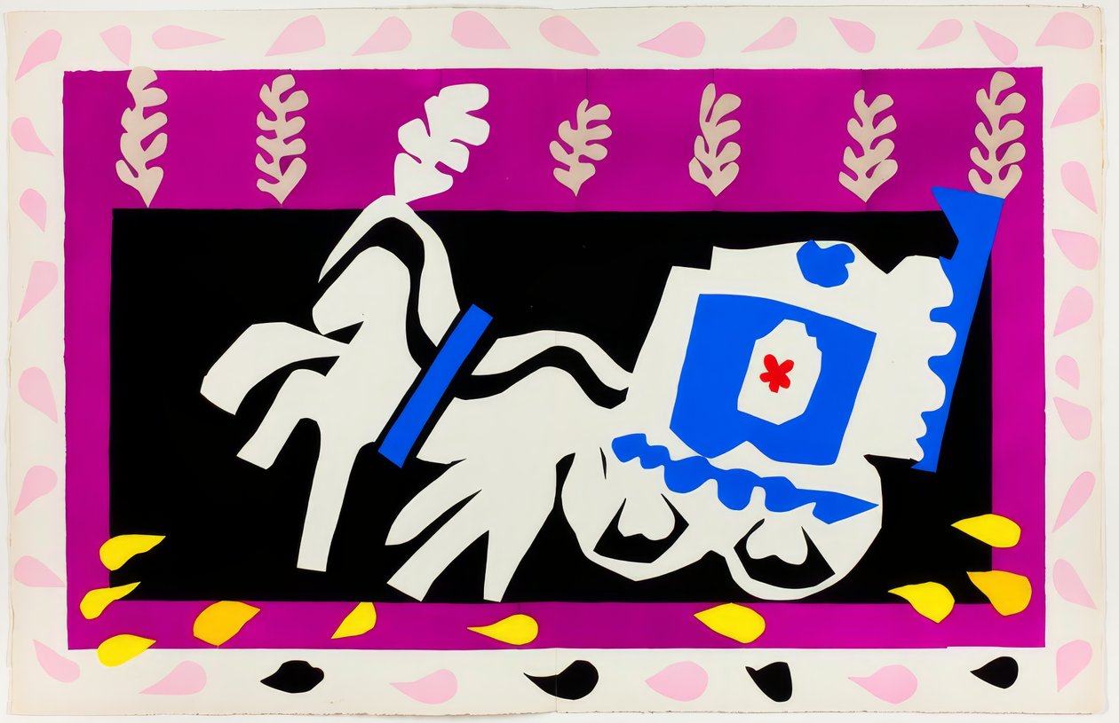 Il funerale di Pierrot, da Jazz da Henri Matisse