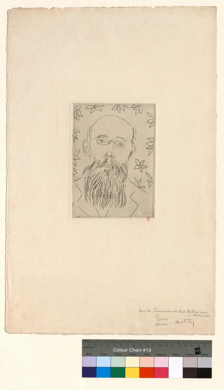 Ritratto di Bourgeat somigliante a Vassaux da Henri Matisse