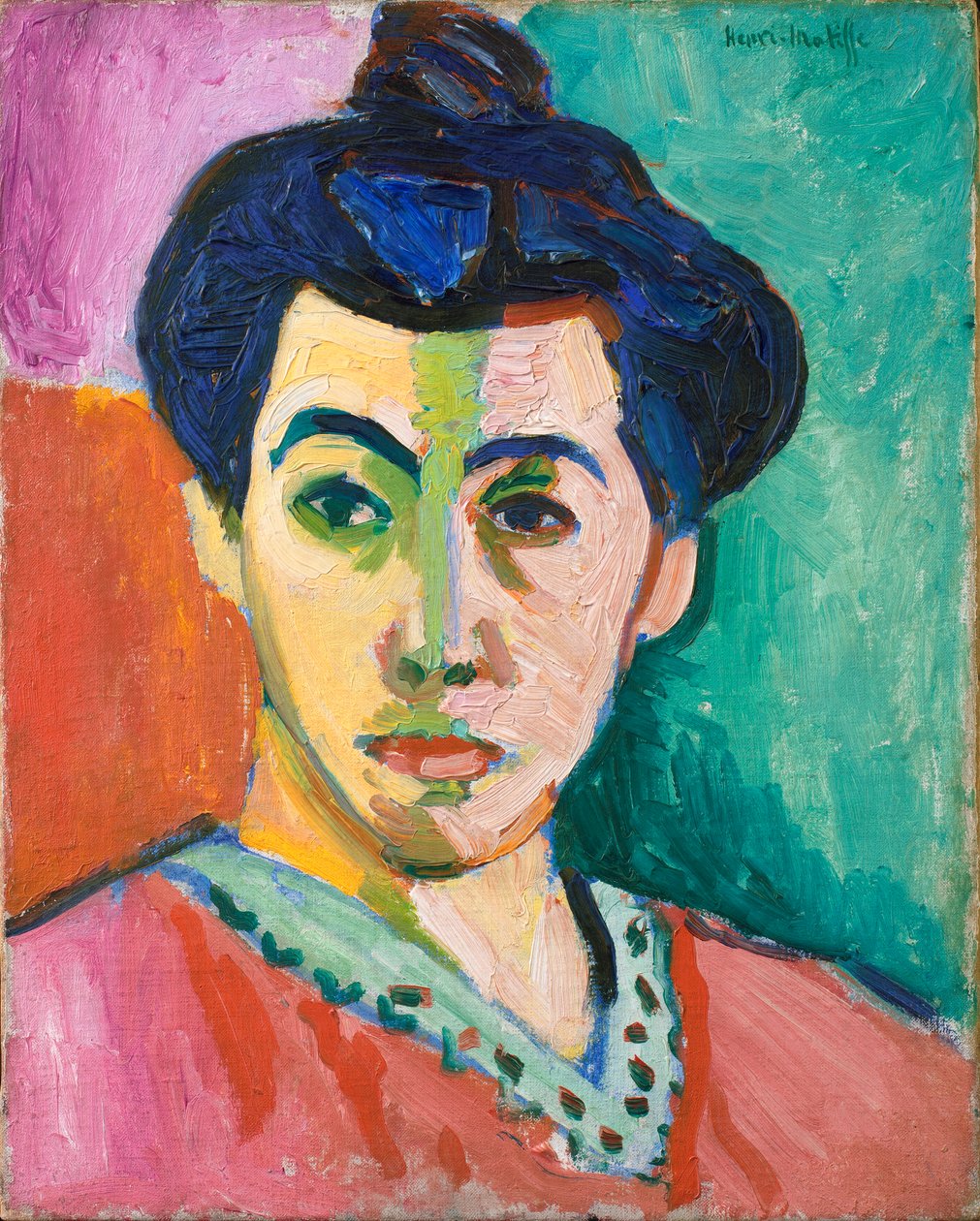 Ritratto di Madame Matisse. La linea verde da Henri Matisse