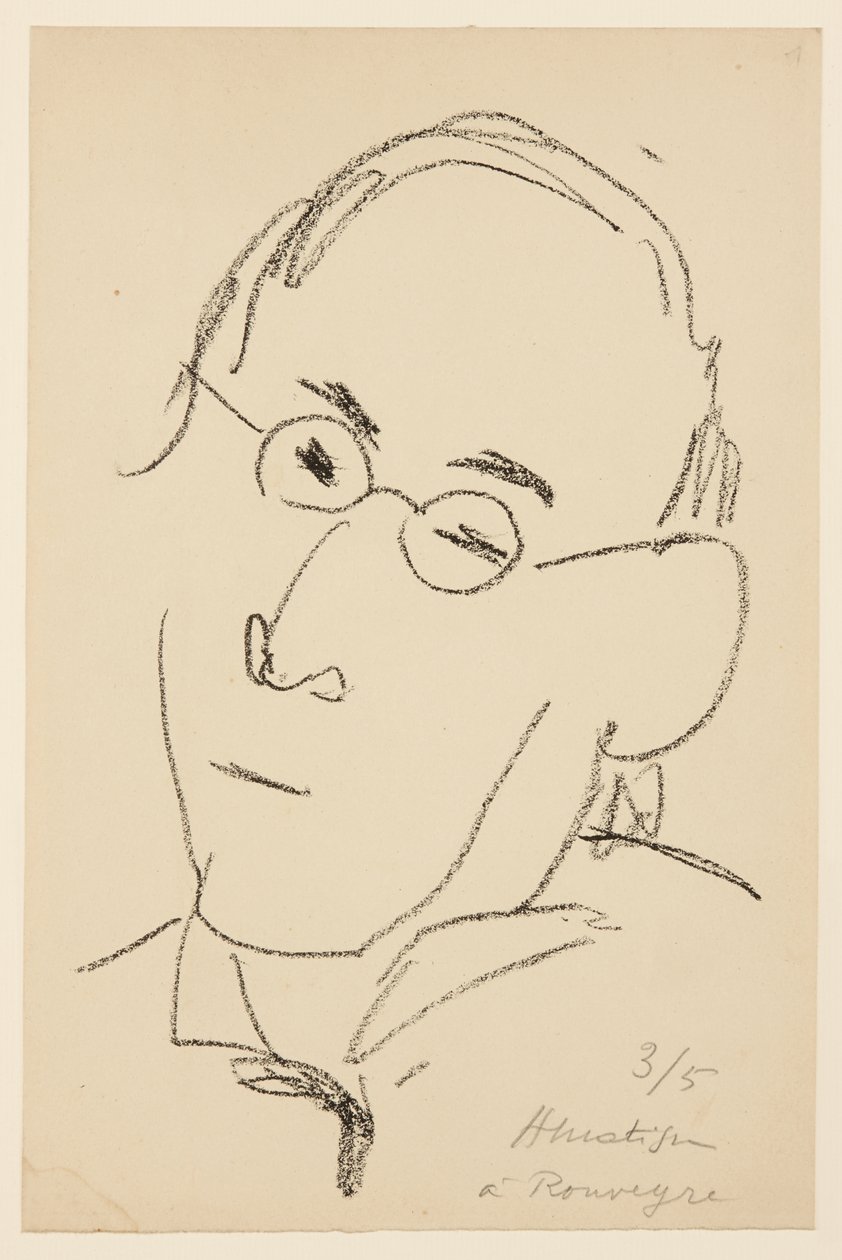 Ritratto di Paul Léautaud da Henri Matisse