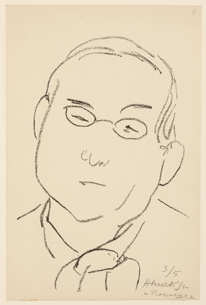 Ritratto di Paul Léautaud da Henri Matisse