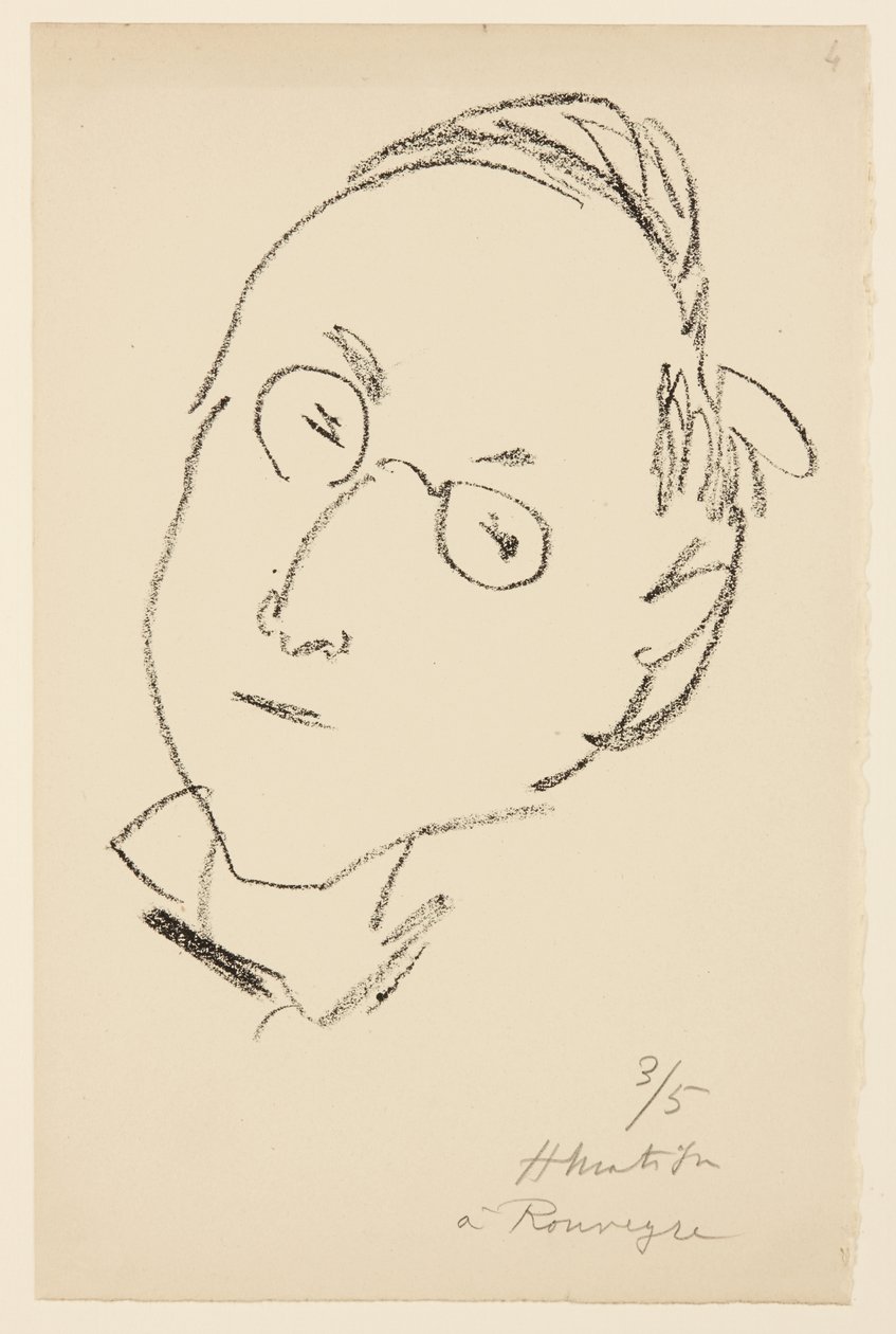Ritratto di Paul Léautaud da Henri Matisse