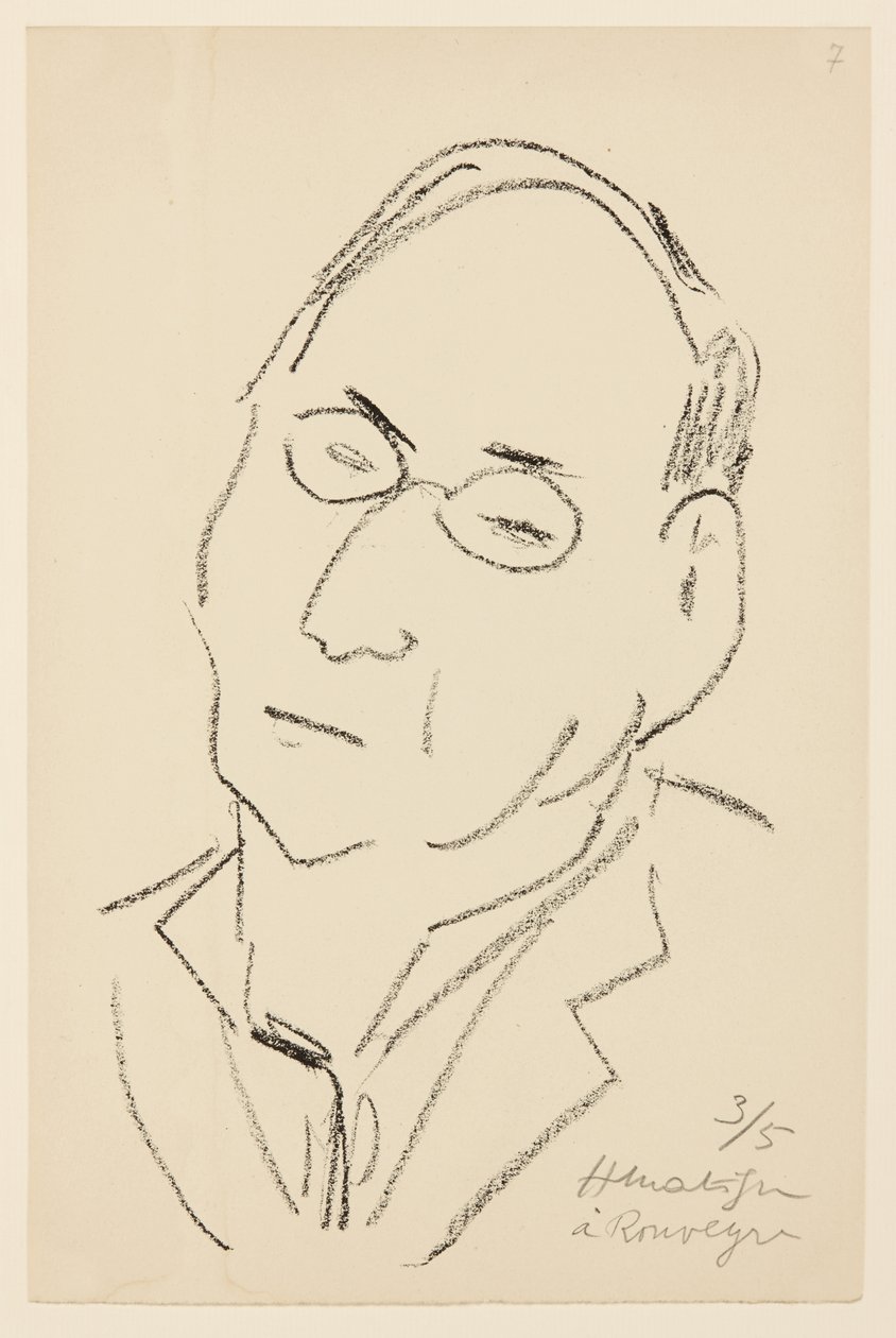 Ritratto di Paul Léautaud da Henri Matisse
