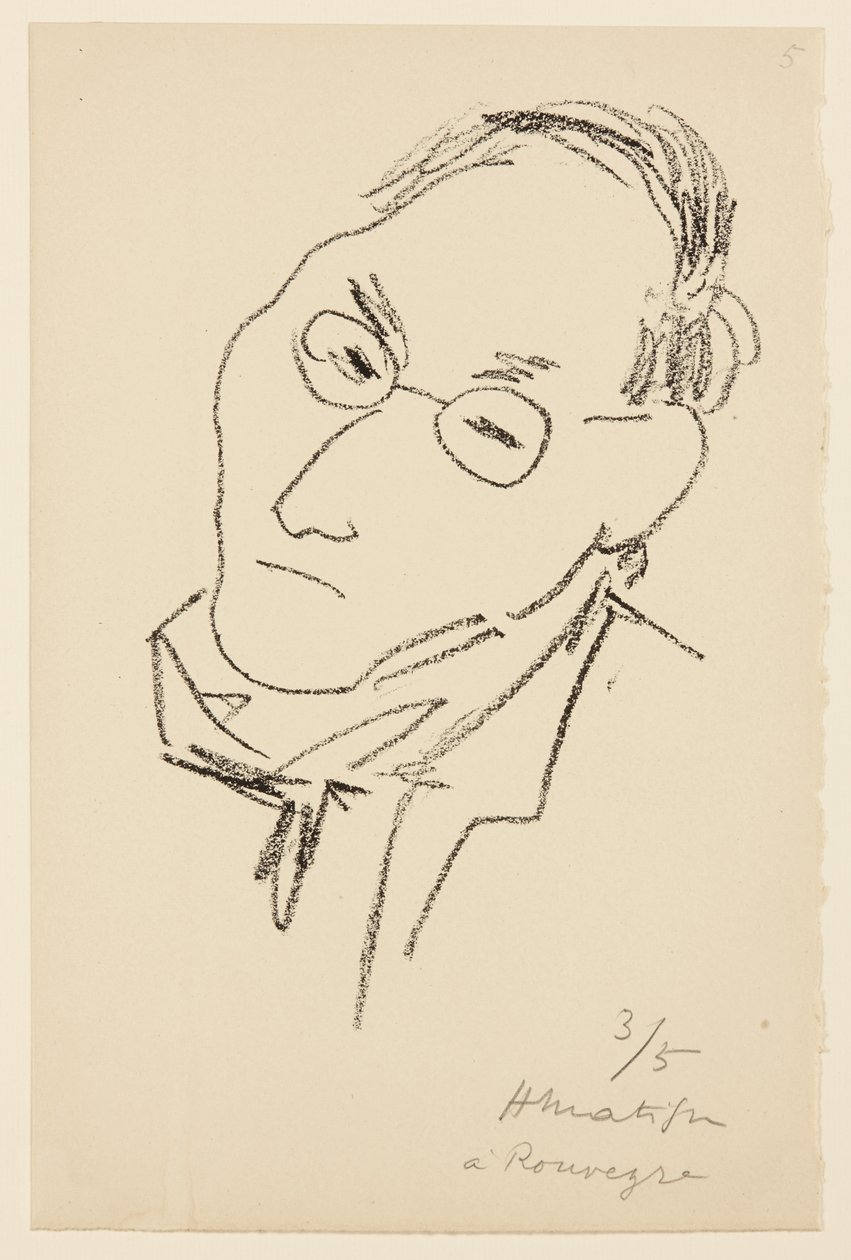 Ritratto di Paul Léautaud da Henri Matisse