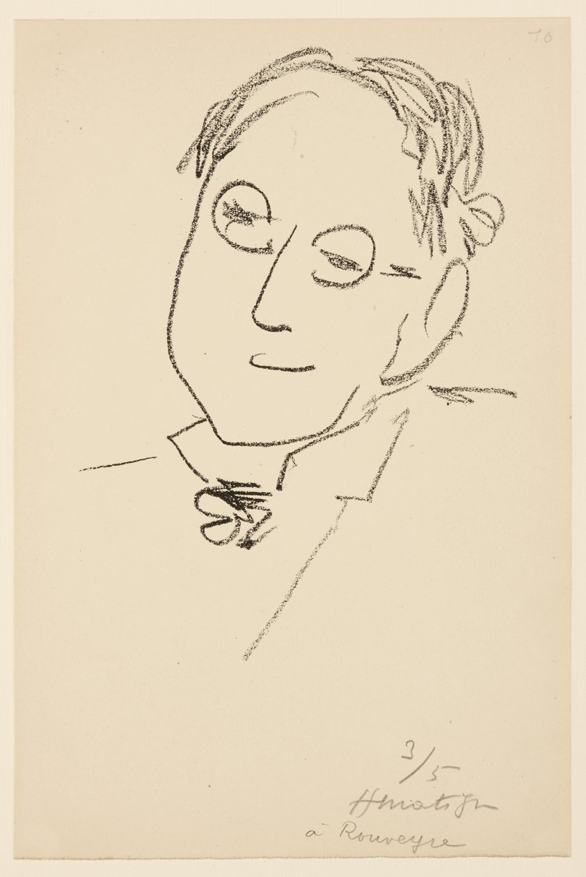 Ritratto di Paul Léautaud da Henri Matisse
