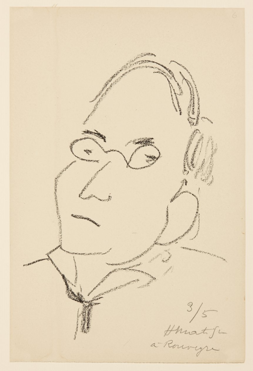 Ritratto di Paul Léautaud da Henri Matisse