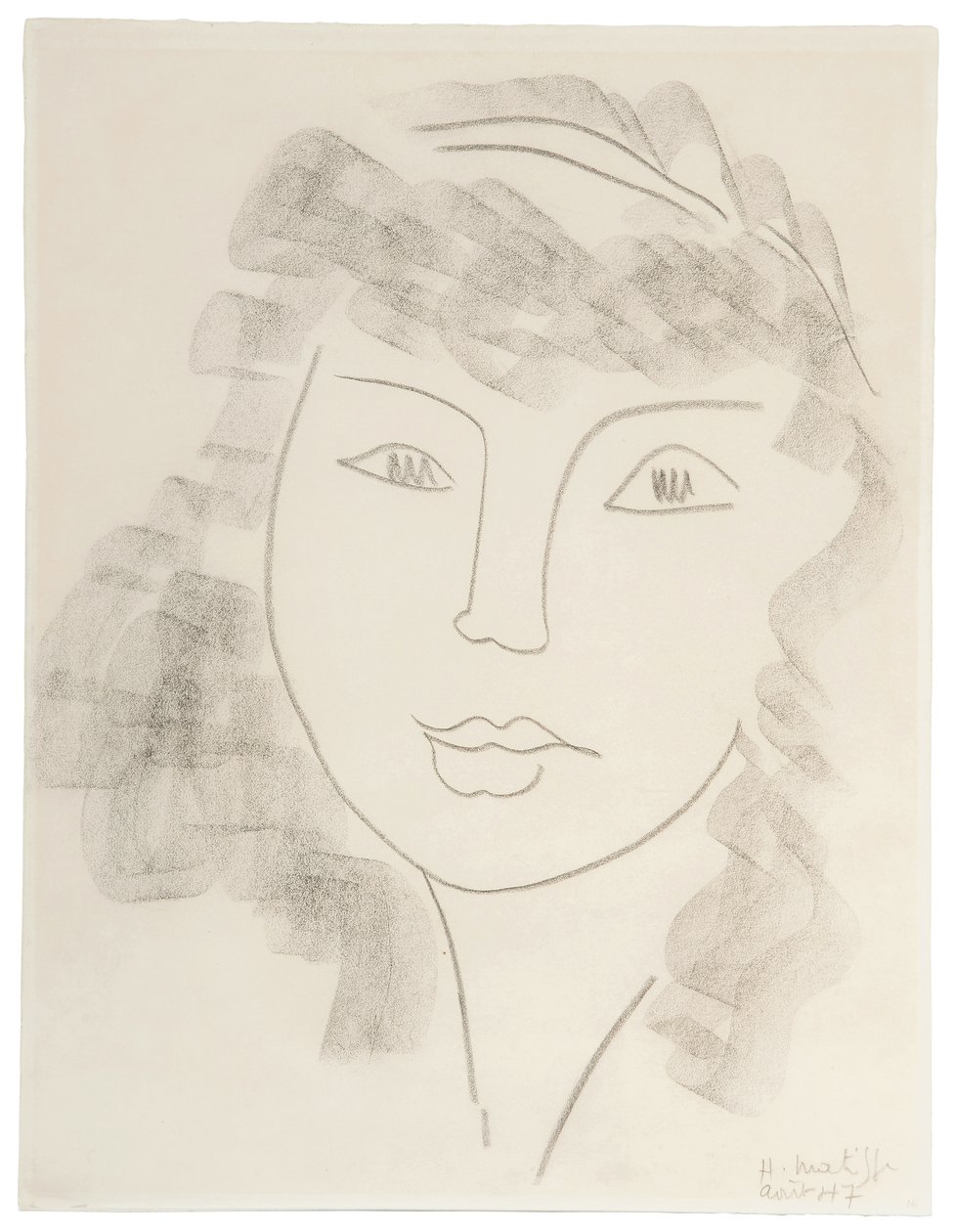 Ritratto di donna; Portrait de Femme da Henri Matisse