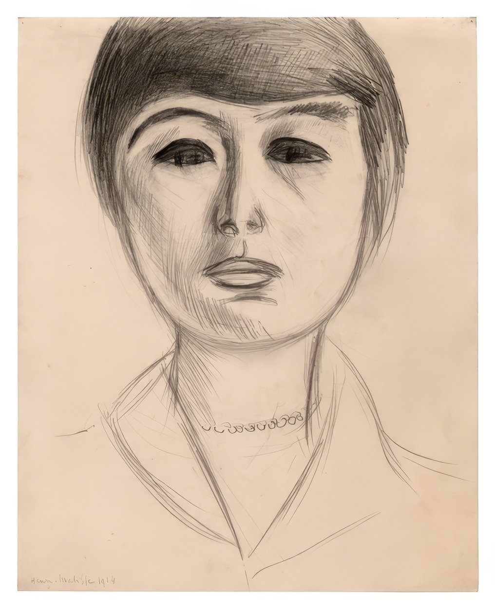 Ritratto di giovane donna (Elsa Glaser) da Henri Matisse