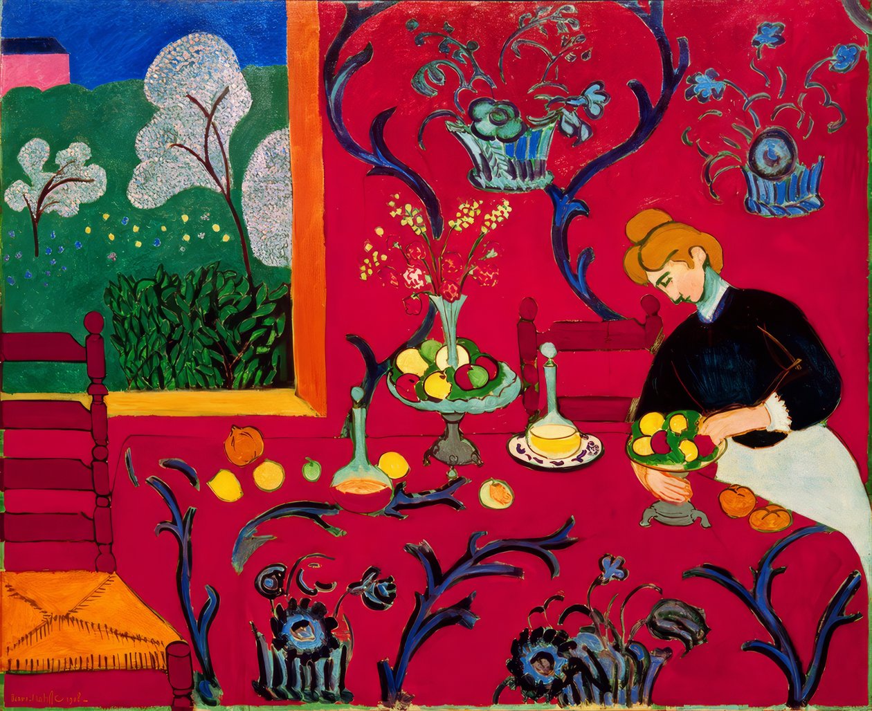 Camera rossa (Armonia in rosso da Henri Matisse