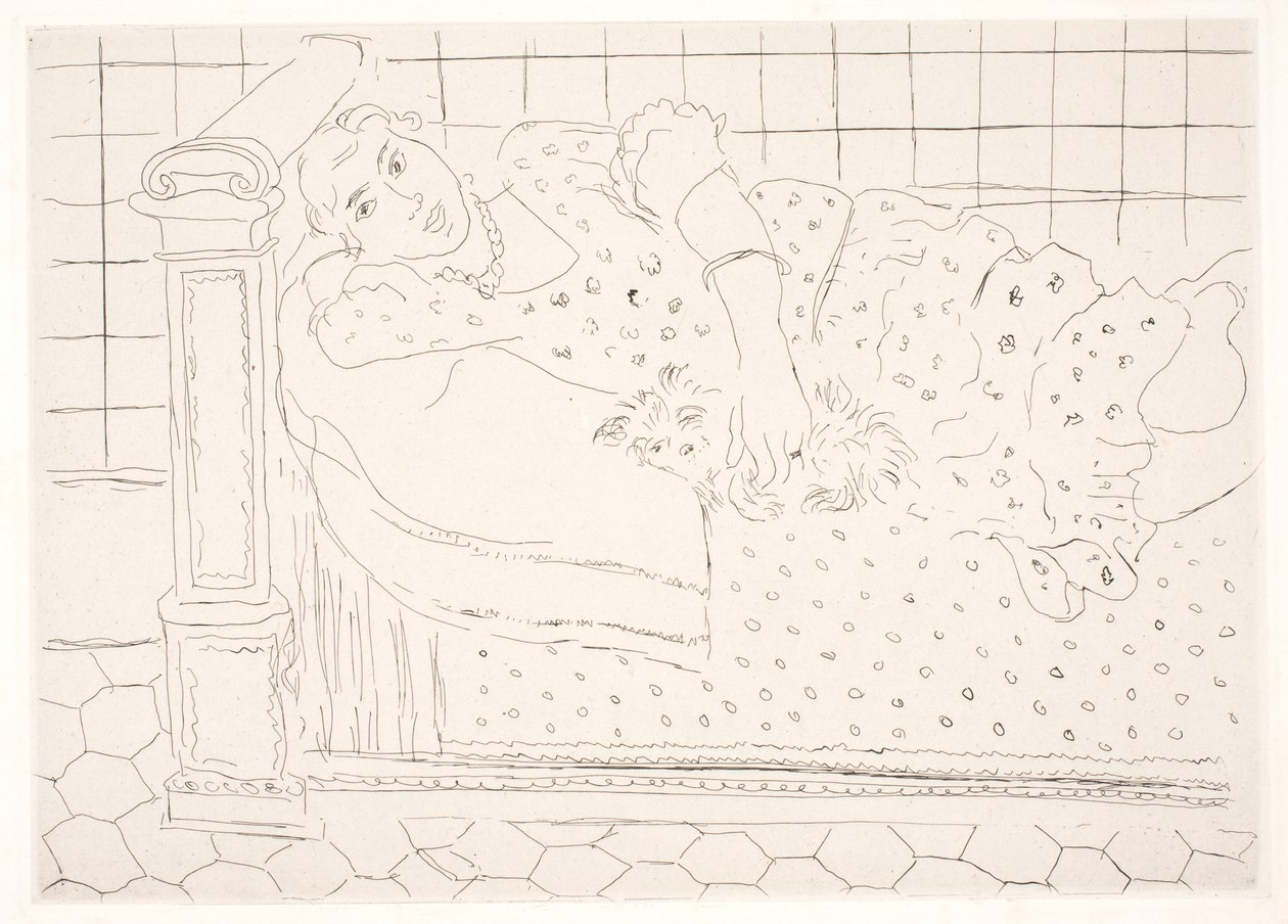 Riposo, figura con Gika da Henri Matisse