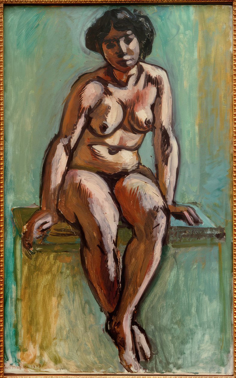 Nudo seduto da Henri Matisse