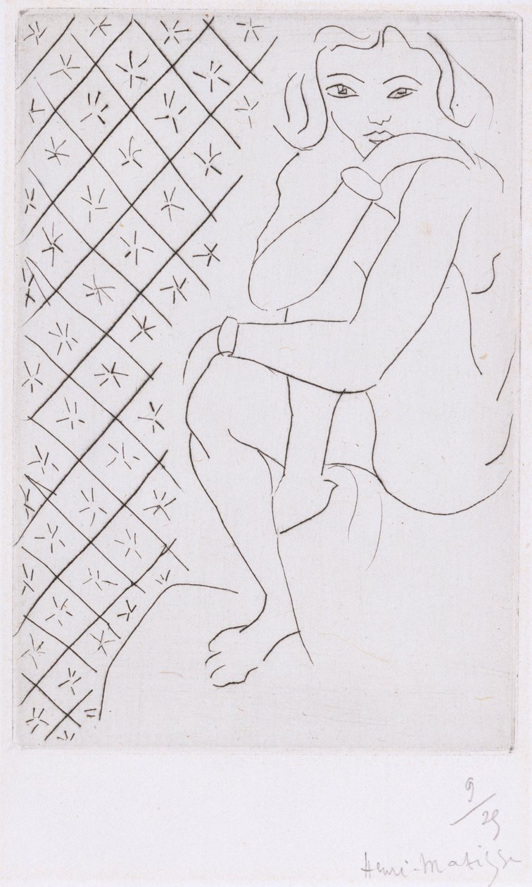 Odalisca seduta da Henri Matisse