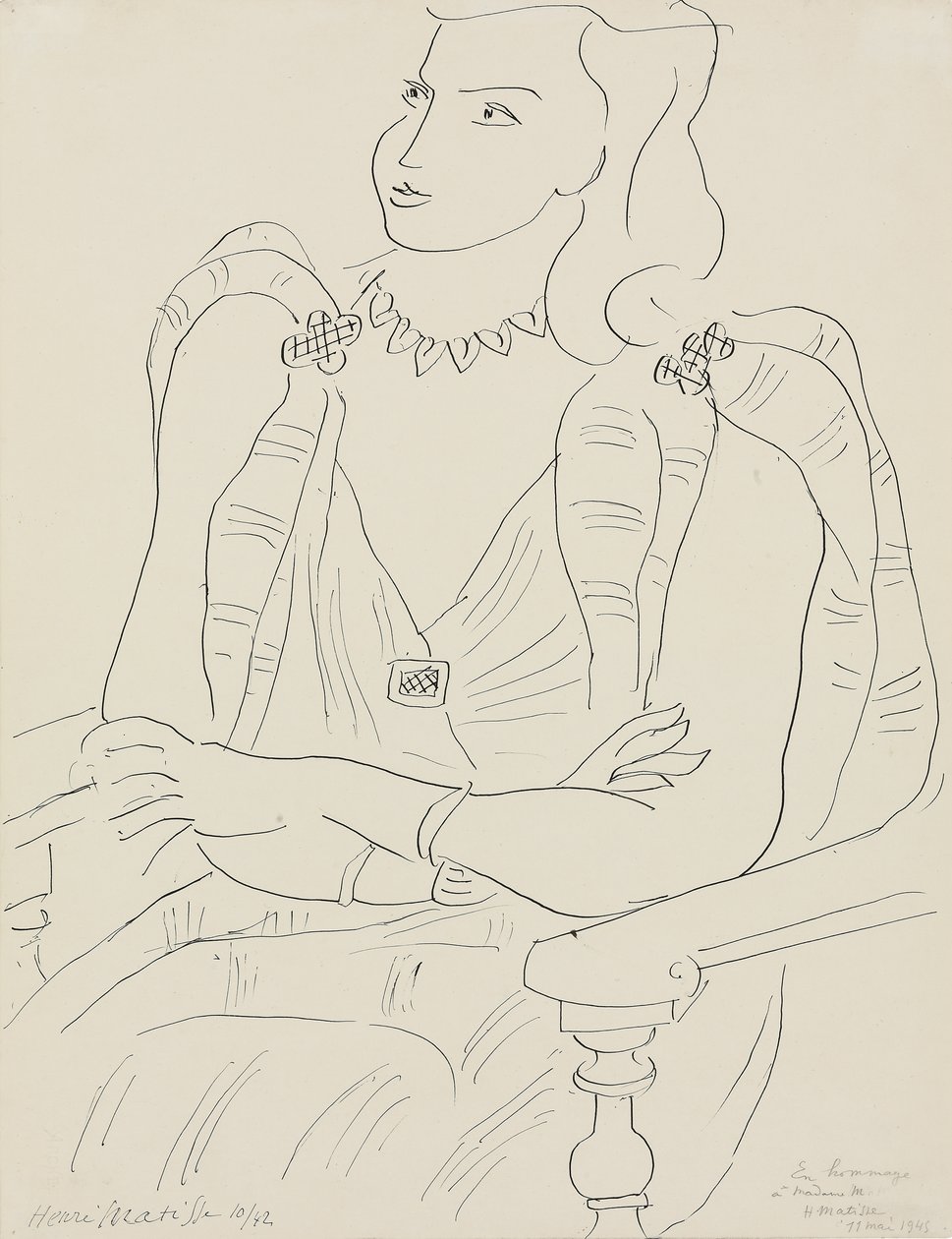 Donna seduta da Henri Matisse