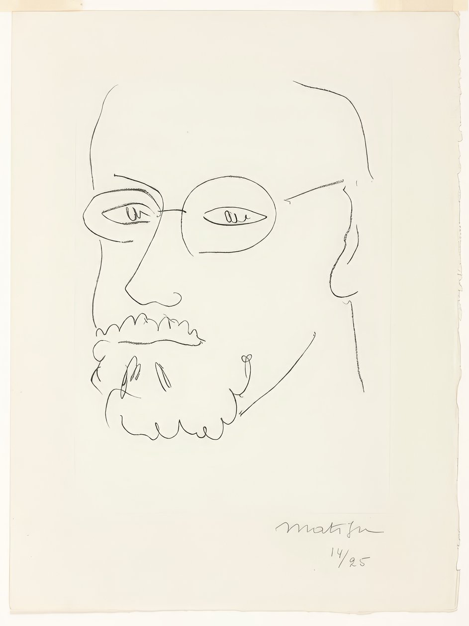 Autoritratto, vista di tre quarti da Henri Matisse