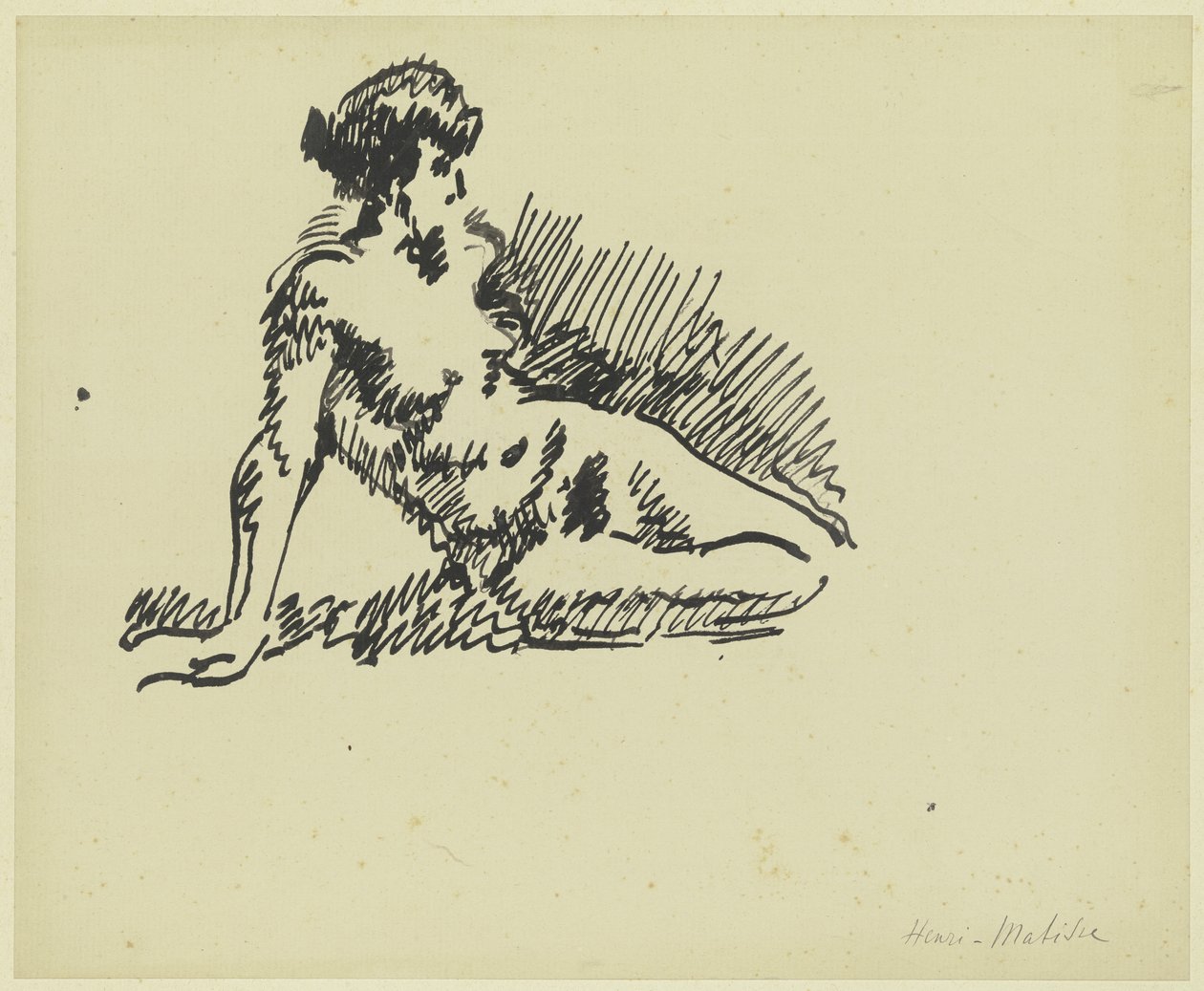 Nudo femminile seduto da Henri Matisse