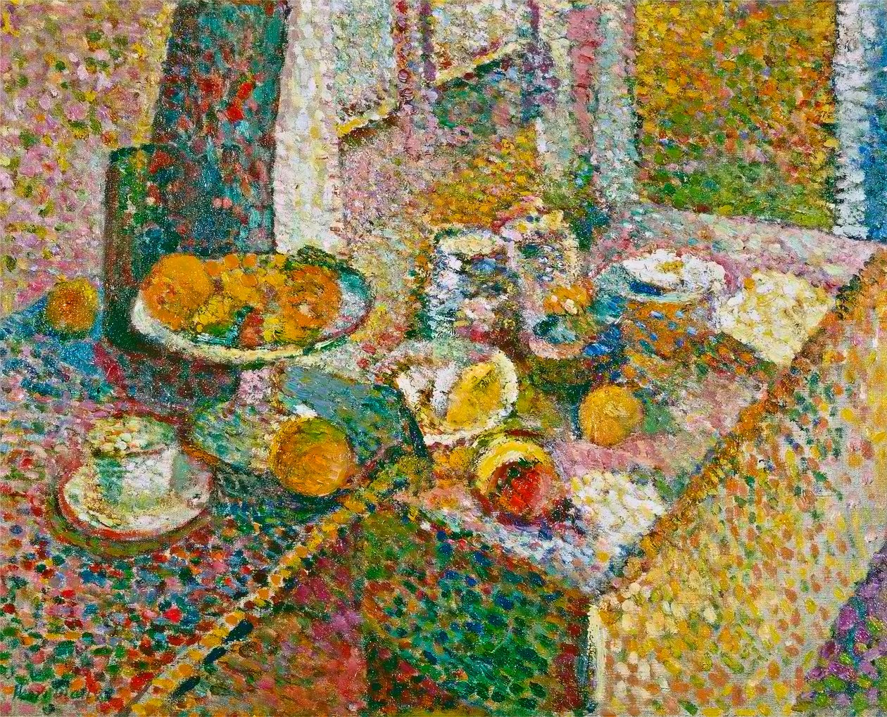 Natura morta (credenza e tavolo) da Henri Matisse