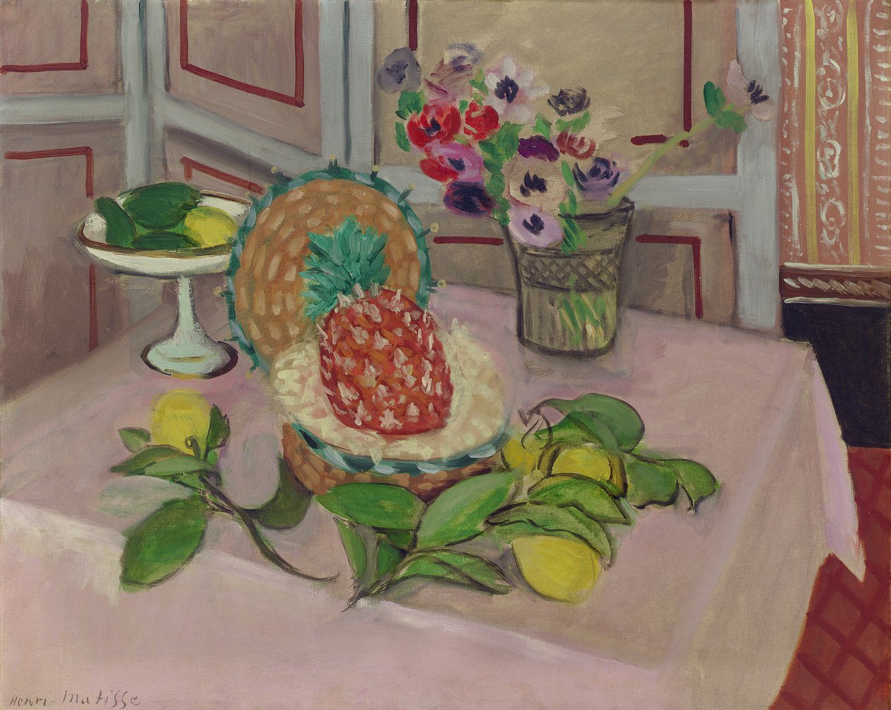 Natura morta: Ananas e limoni da Henri Matisse