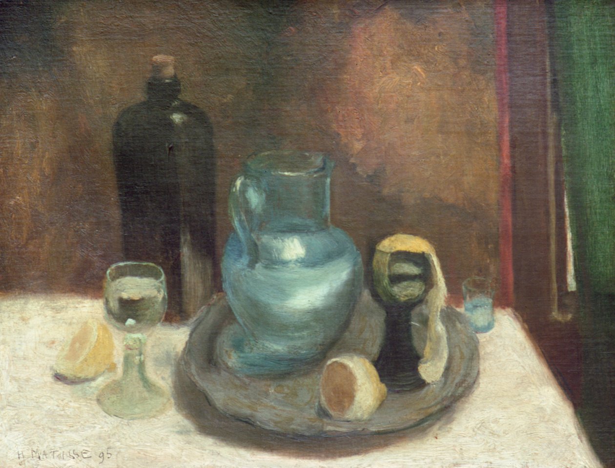 Natura morta con limone, o La caraffa blu da Henri Matisse