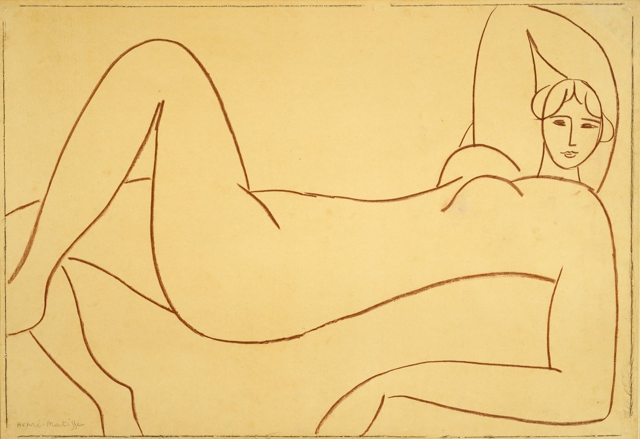 Studio dopo il nudo rosa da Henri Matisse