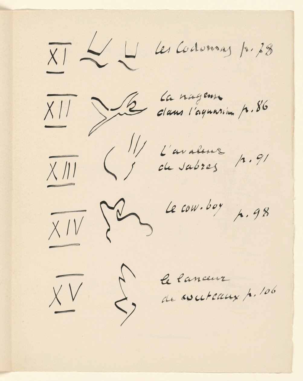 Tavola delle immagini 3. Da «Jazz». P. 151 da Henri Matisse