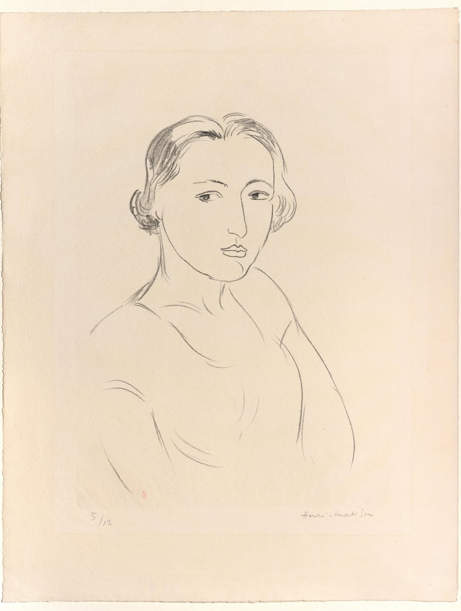 Testa di giovane donna da Henri Matisse