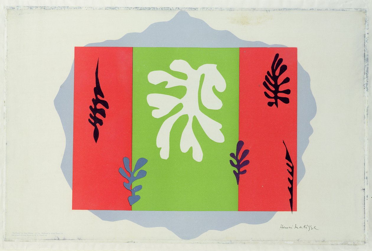 La ballerina (litografia a colori) da Henri Matisse