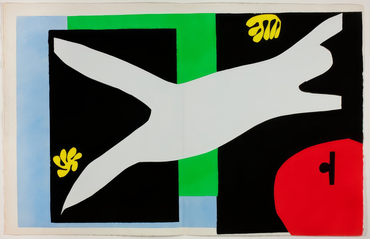 Il nuotatore in vasca, da Jazz da Henri Matisse