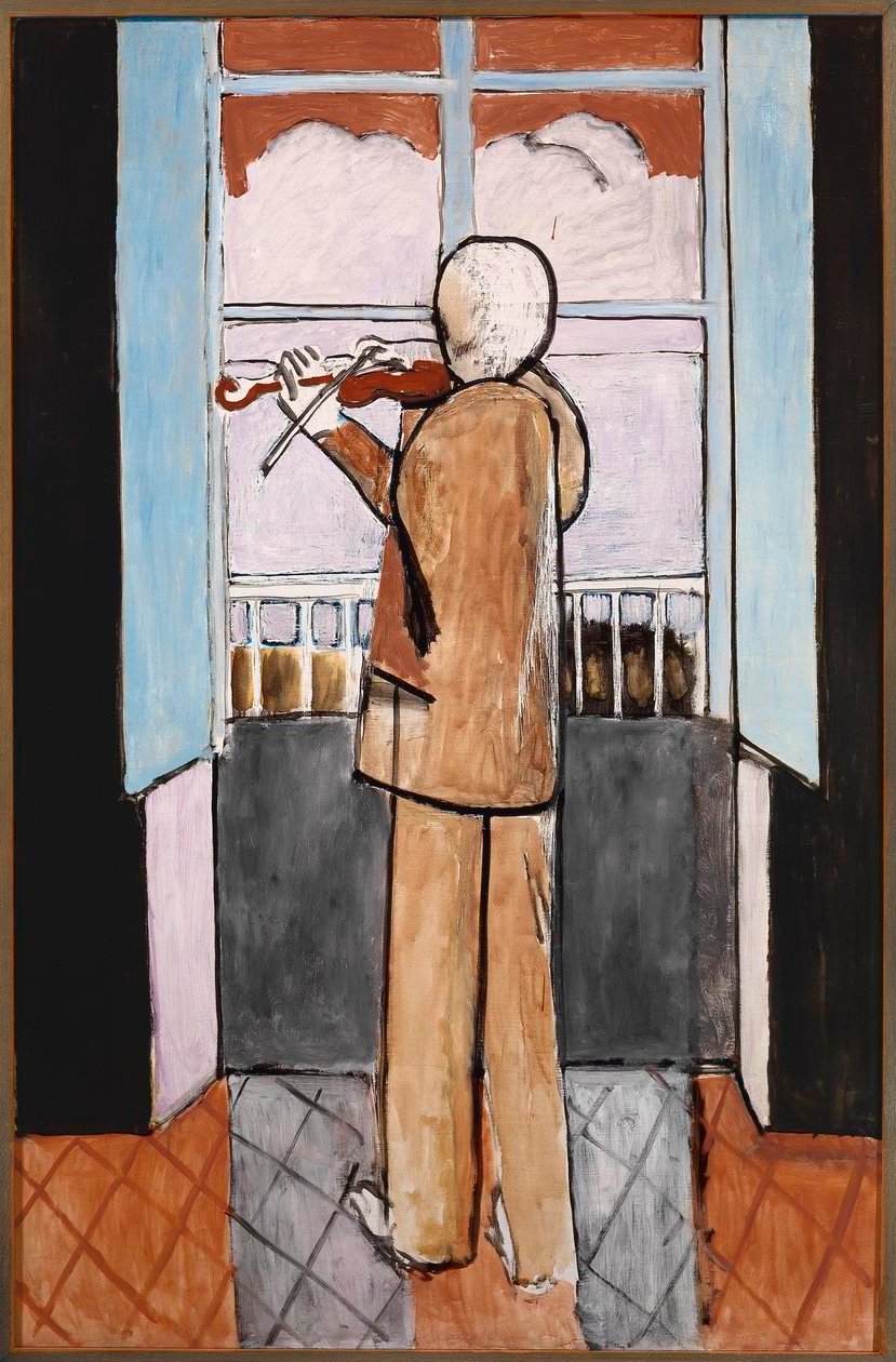 Il violinista alla finestra da Henri Matisse