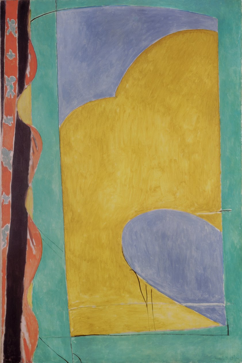 La tenda gialla, 1915 circa (olio su tela) da Henri Matisse