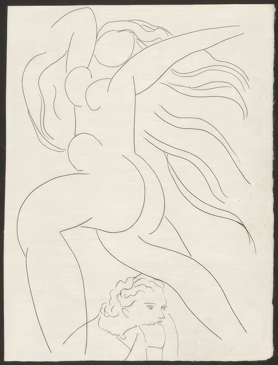 Brindisi, piatto uno da Poesies de Mallarmé da Henri Matisse