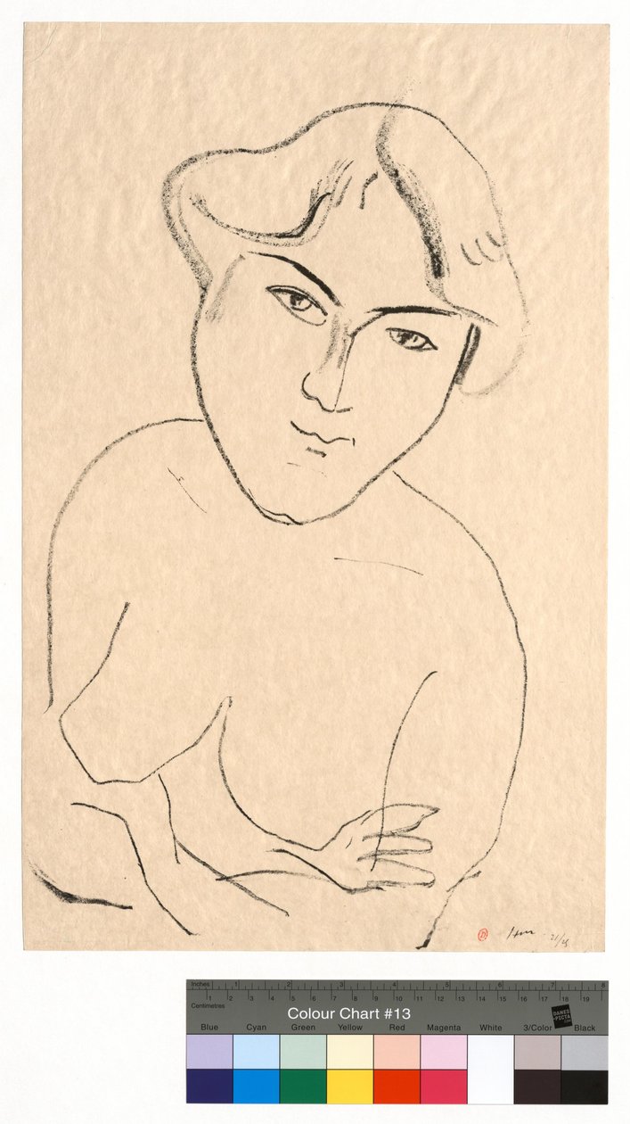 Torso con le braccia incrociate da Henri Matisse