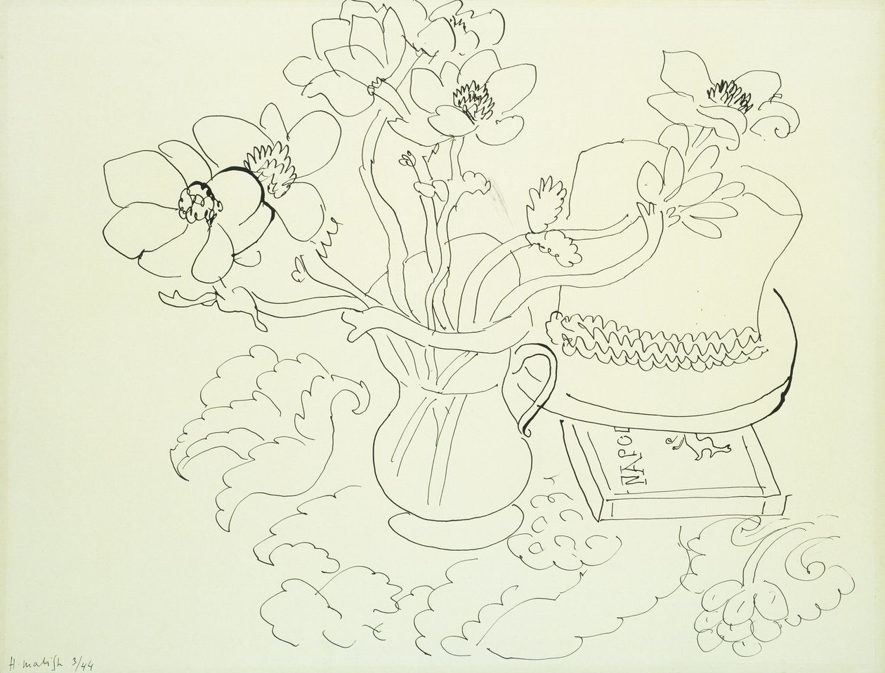 Vaso di anemoni da Henri Matisse
