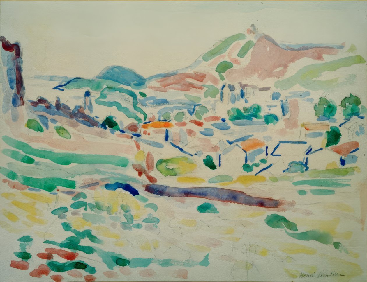 Vista su Collioure (Villaggio) da Henri Matisse