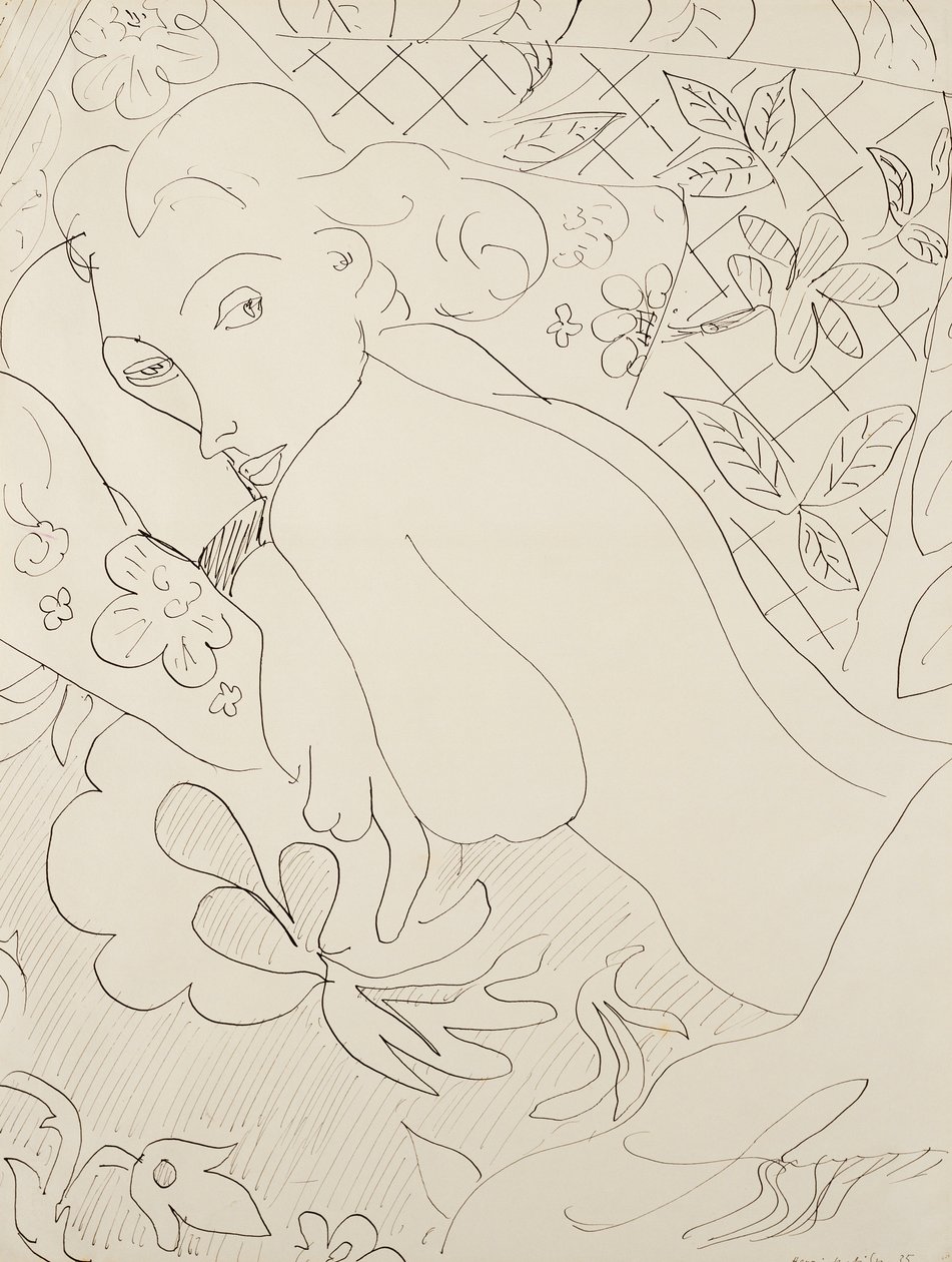 Donna che mente da Henri Matisse