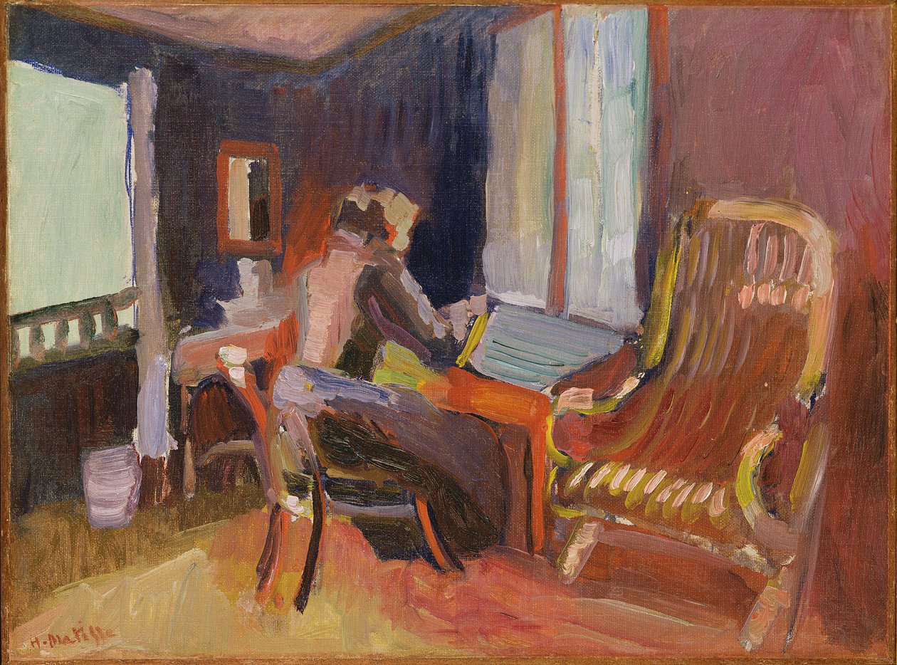 Donna in un interno da Henri Matisse